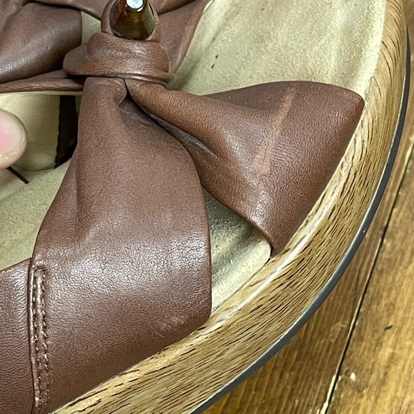 Dansko Brown Wedge Sandals - Picture 10 of 11
